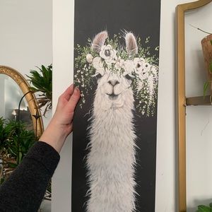 Llama wall art